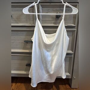 Vici cowl neck satin top